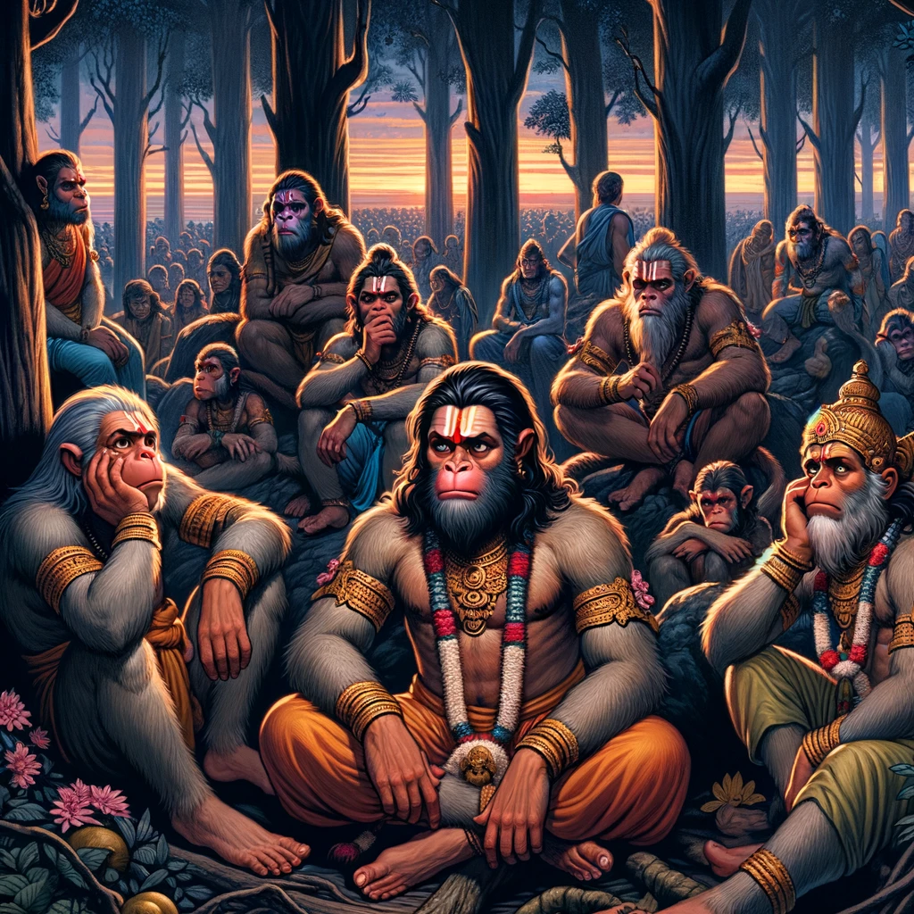 The Monkeys Fail to Find Sita